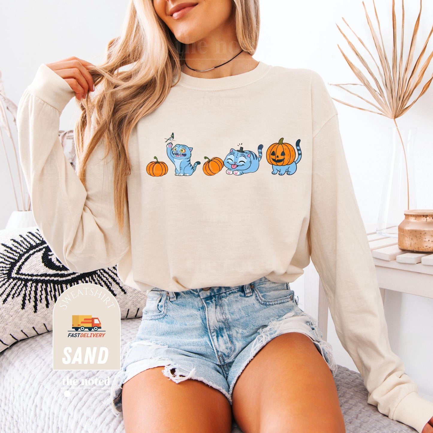 Halloween Hunter Tiger Sweatshirt, Kpop Demon Shirt, Hunter Merch, Anime Sweatshirt Design, Anime Lover Gifts, Pumpkin Fall Vibes