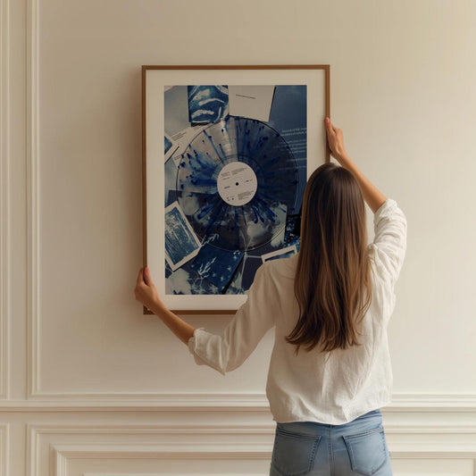 Vintage Record Eclectic Wall Art Print, Trendy Art, Retro Eccentric Prints, Music Poster, Vinyl Download, Vinyl Records, Music Wall Art