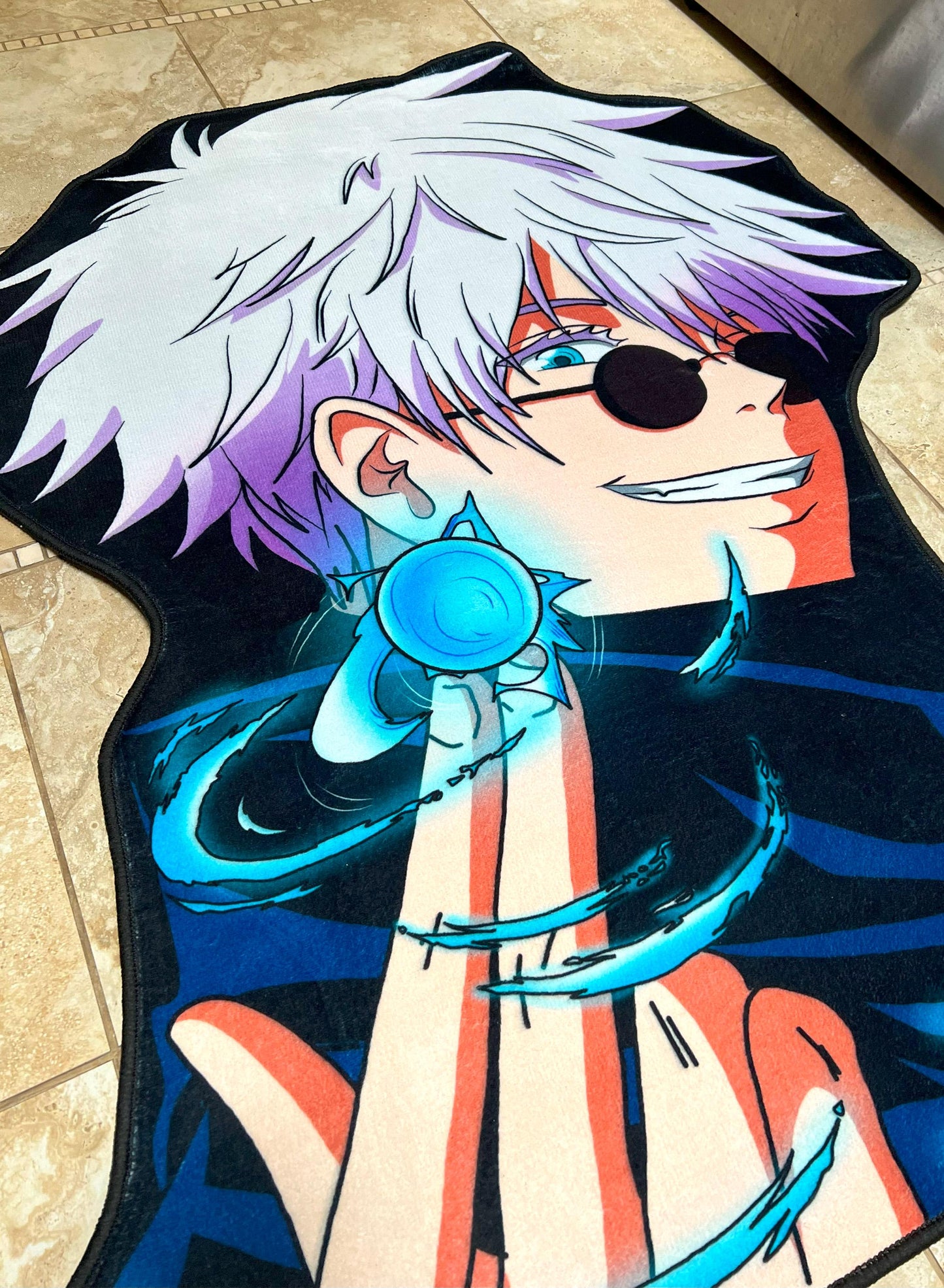 Anime Rug, Soft Polyester Floor Mat Carpet, Custom Anime Decor Gift