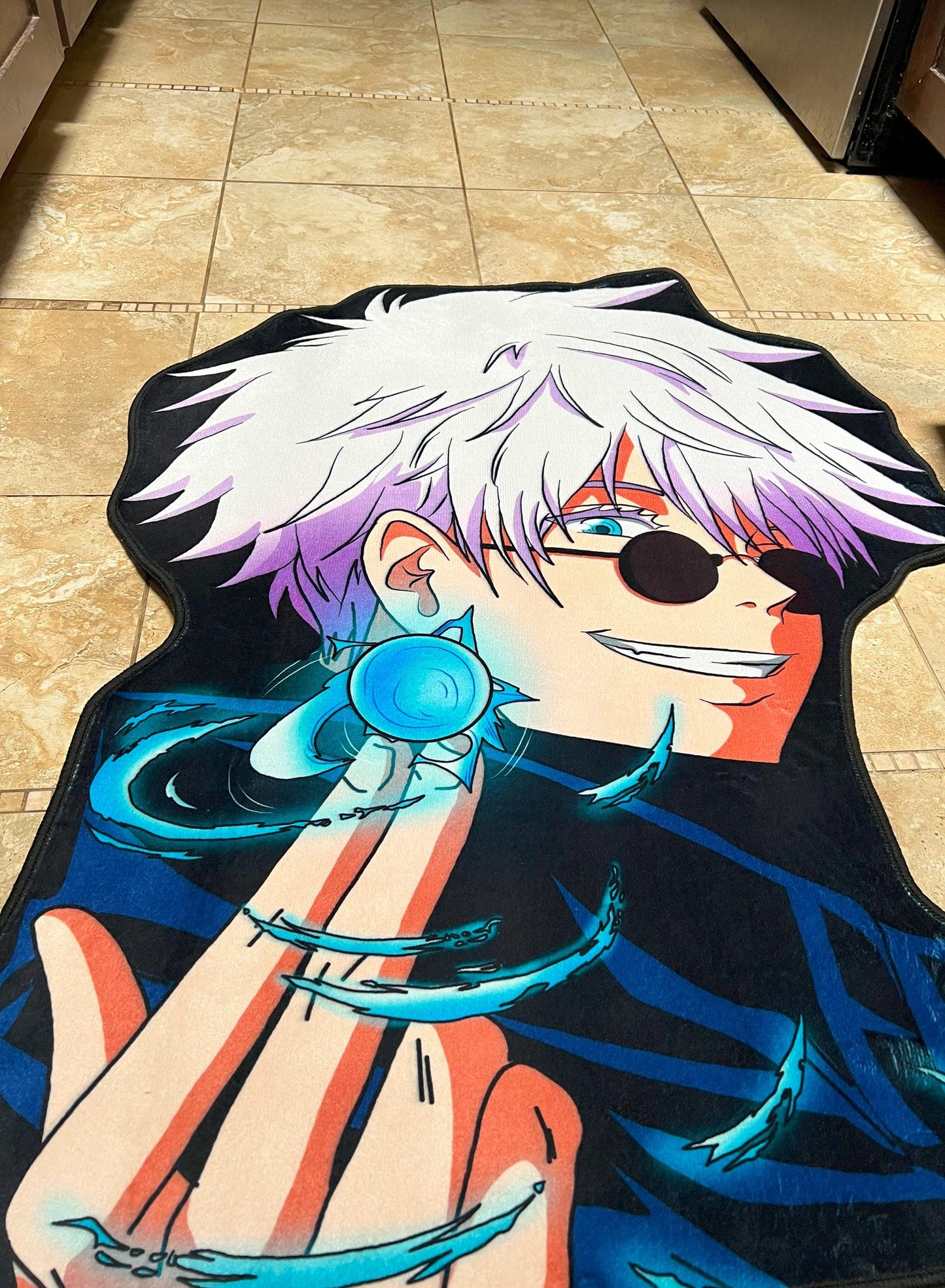 Anime Rug, Soft Polyester Floor Mat Carpet, Custom Anime Decor Gift