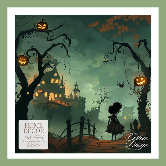 Halloween Throw Blanket Decor, Soft Blanket, Halloween Decor, Cozy Holiday Unique Fall Party Gifts, Beautiful Colorful Custom Throw