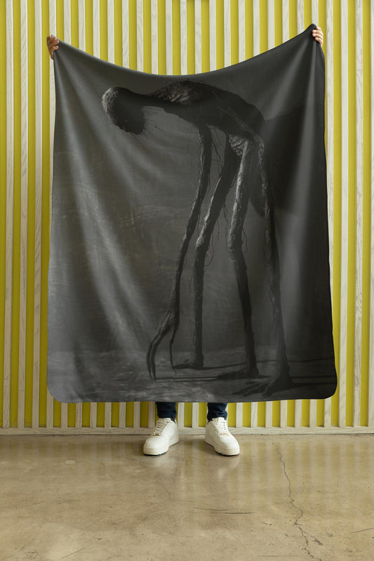 Halloween Throw Blanket Decor, Soft Blanket, Halloween Decor, Cozy Holiday Unique Fall Party Gifts,  Dark Horror Halloween Aesthetic