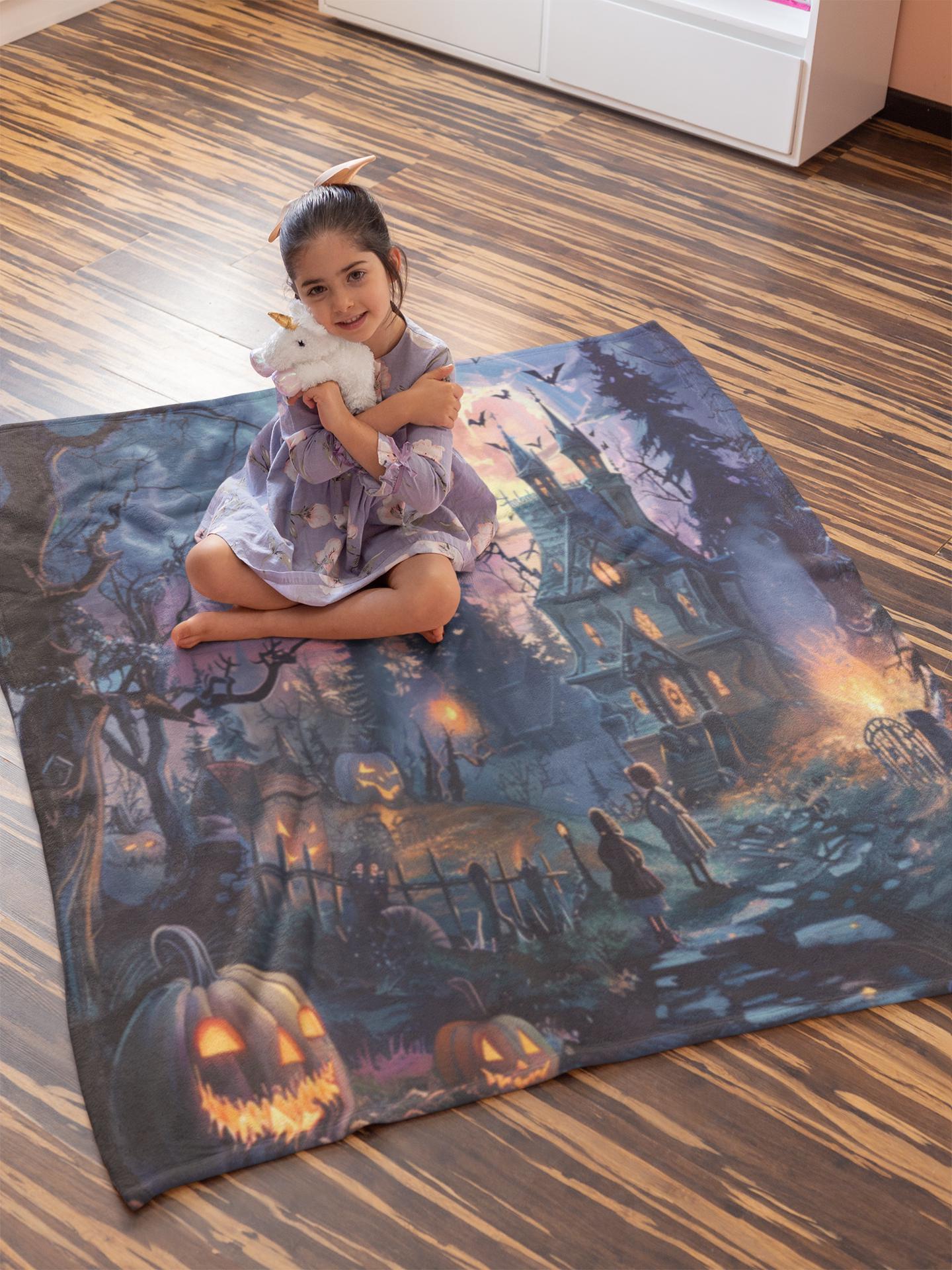 Halloween Custom Blanket | Personalized Soft Halloween Inspired | Multiple Throw Blanket Sizes Available