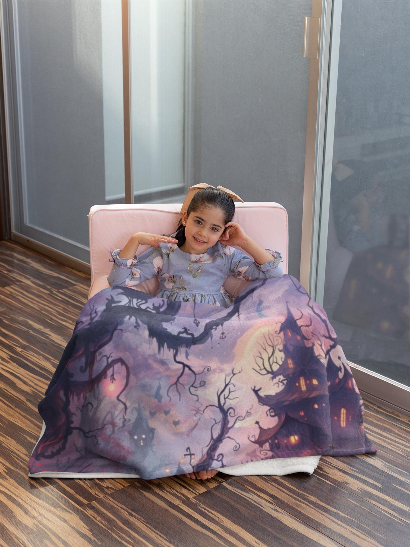 Halloween Pumpkin Blanket, Witchy Aesthetics, Spooky Season Blankets, Fall Blanket Cozy Pumpkin, Throw Blanket Witch by Harbor Island Decor