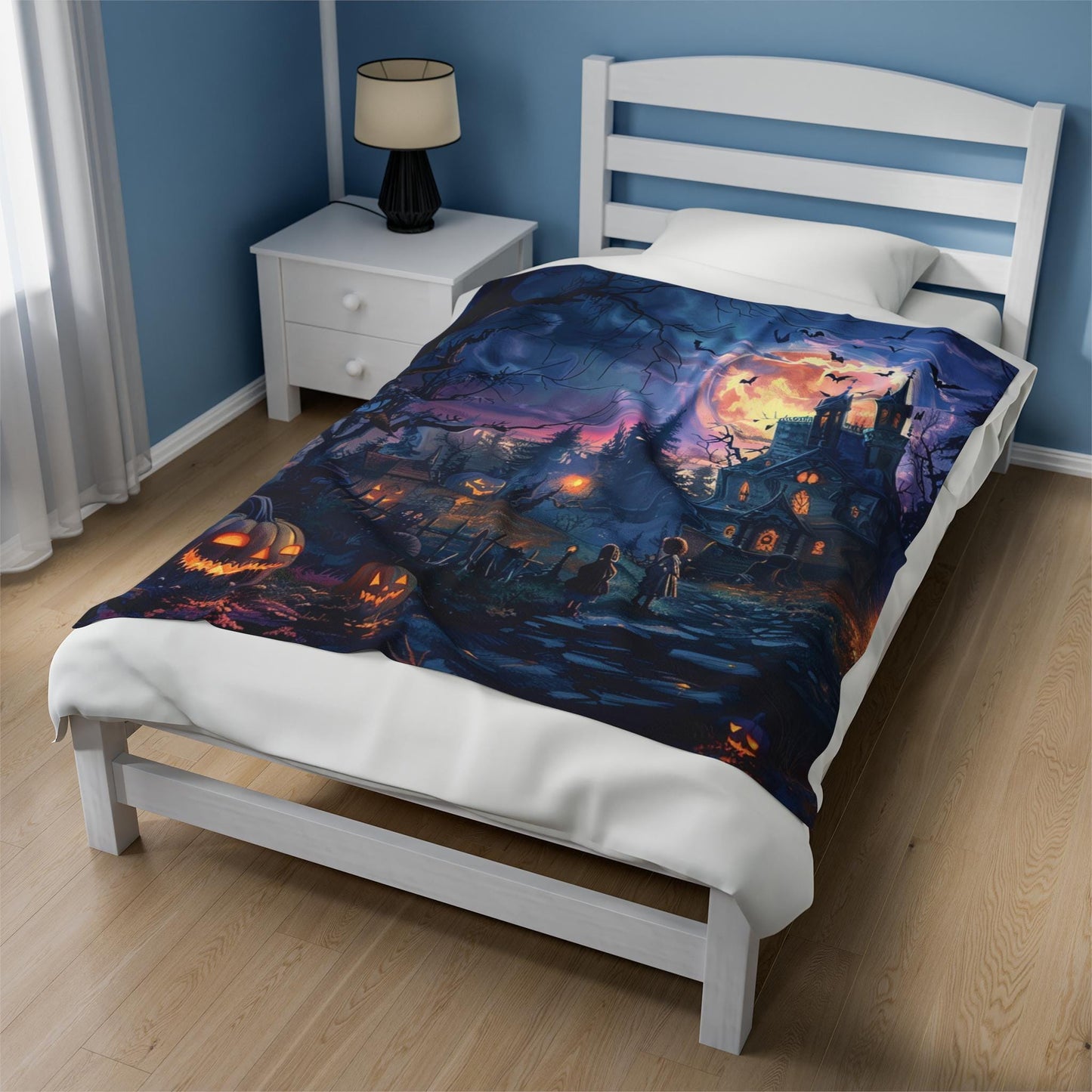 Halloween Custom Blanket | Personalized Soft Halloween Inspired | Multiple Throw Blanket Sizes Available