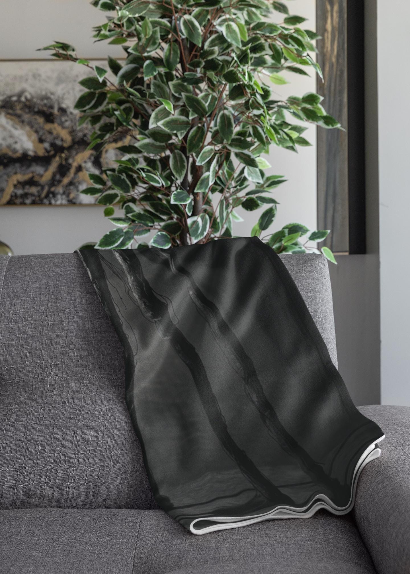 Halloween Throw Blanket Decor, Soft Blanket, Halloween Decor, Cozy Holiday Unique Fall Party Gifts,  Dark Horror Halloween Aesthetic