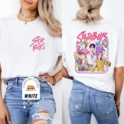 Comfort Colors® Saja Boys Boy Band Shirt, Kpop Demon Hunters Movie Shirt, Bootleg Retro Movie Shirt, Demon Hunters Merch Shirt