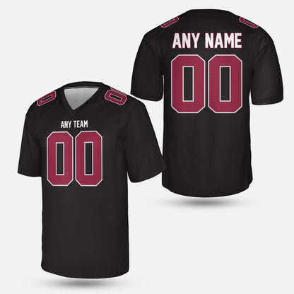 Custom Football Jersey – Desert Red & White Retro | Personalized American Game Day Jersey – Vintage Arizona Jersey – Unisex Adult Sizes