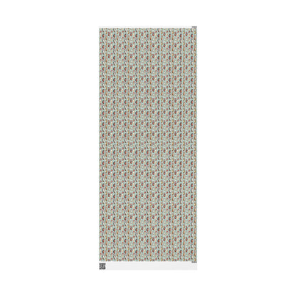 Equestrian Christmas Gift Wrap, Horse Lover Wrapping Paper, Cowgirl Winter Holiday Wrap, Riding Scene Present Paper