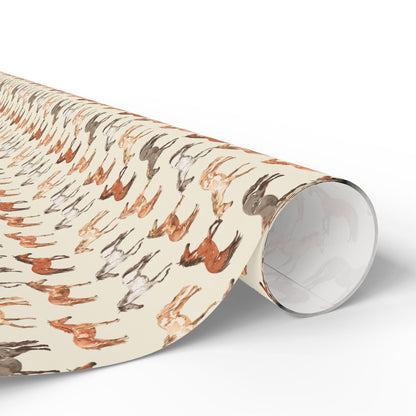 Horse Lover Wrapping Paper, Equestrian Gift Wrap, Horseback Riding Present, Animal Lover Paper, Gift for Rider, Horse Owner Wrap