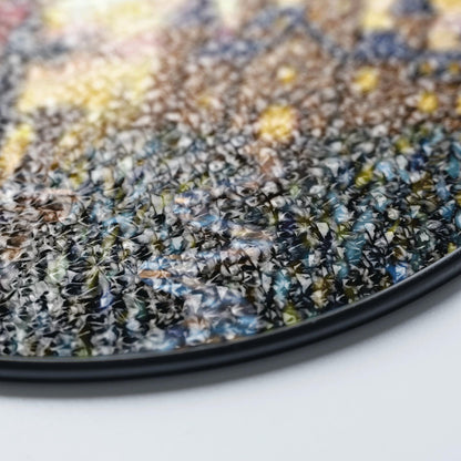 Vampire Castle Stained Glass Suncatcher Gothic Window Decor Halloween Gift for Horror Lovers