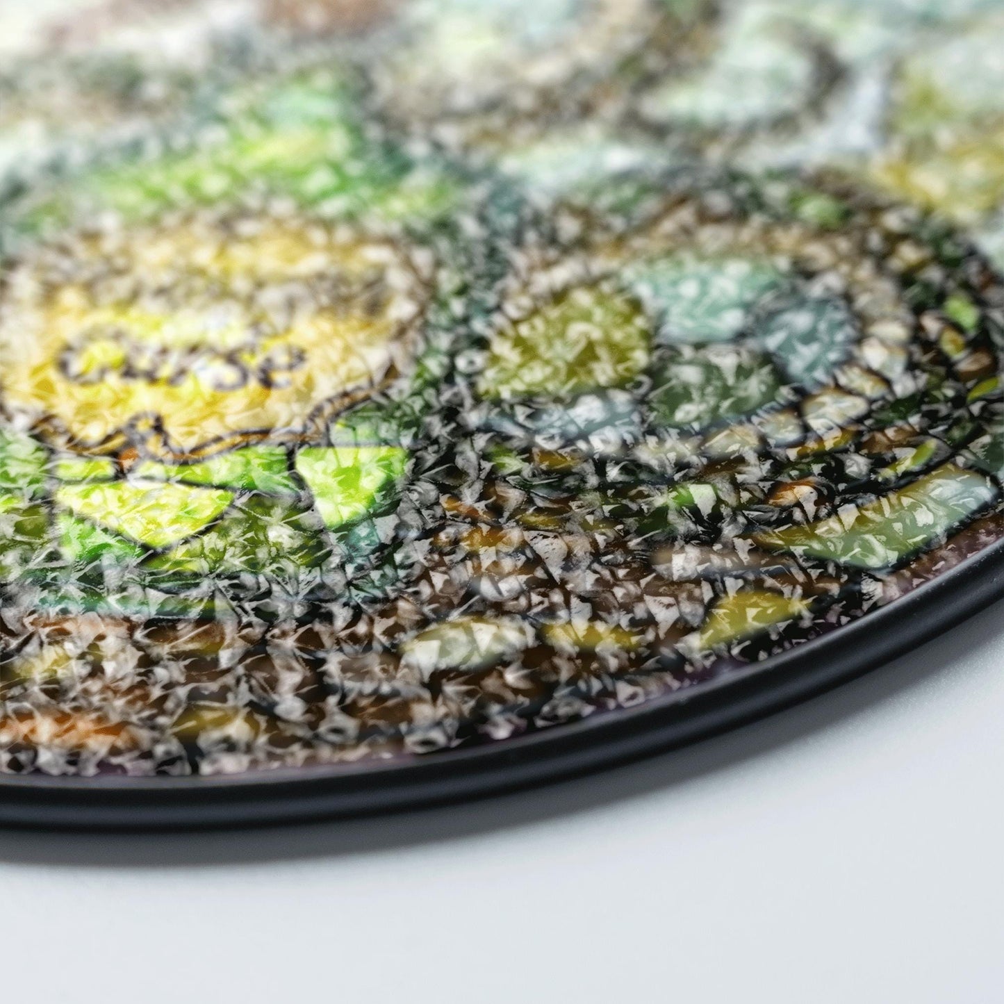 Green snake potion bottle suncatcher stained glass gothic decor Halloween gift