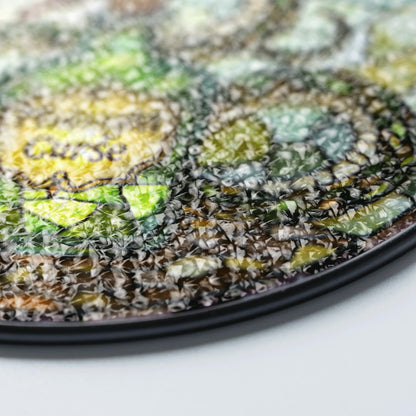 Green snake potion bottle suncatcher stained glass gothic decor Halloween gift