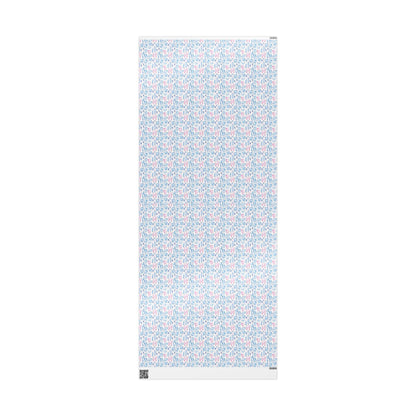 Dental Clinic Wrapping Paper, Tooth Design Gift Wrap, Orthodontist Print Fun Gift Wrap for Dental Office Dentist and Hygienists