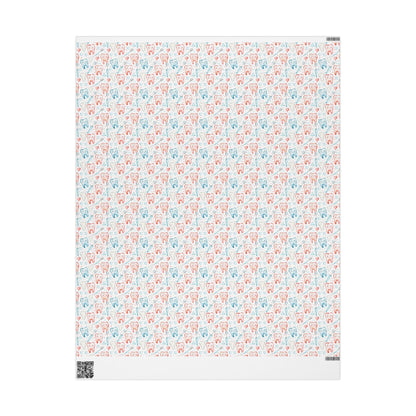 Professional Dentist Gift Wrap, Tooth Pattern Paper, Office Use Fun Gift Wrap for Dental Office Dentist and Hygienists