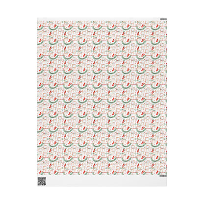 Wrapping Paper for Dentists, Modern Tooth Pattern, Office Gift Wrap Christmas Fun Gift Wrap for Dental Office Dentist and Hygienists