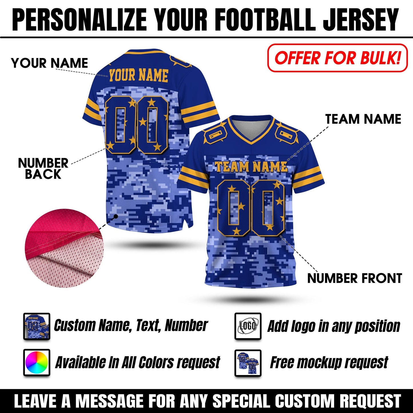 Personalized Team Name Number Football Jersey Shirt For Men Women Youth Kid, Custom Football Jersey Gift for Sport Fan Game Day Outfit
