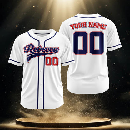 Custom Baseball Jersey with Team Name Number Personalized Jersey Printed Shirt for Men Women Youth Preschool Gifts for Baseball Fans Cheer