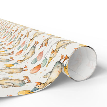 Goose Birthday Wrapping Paper for Kids Gifts | Funny Farm Animal Gift Wrap for Boys, Girls & Animal Lovers Gooses Themed Birthday Party
