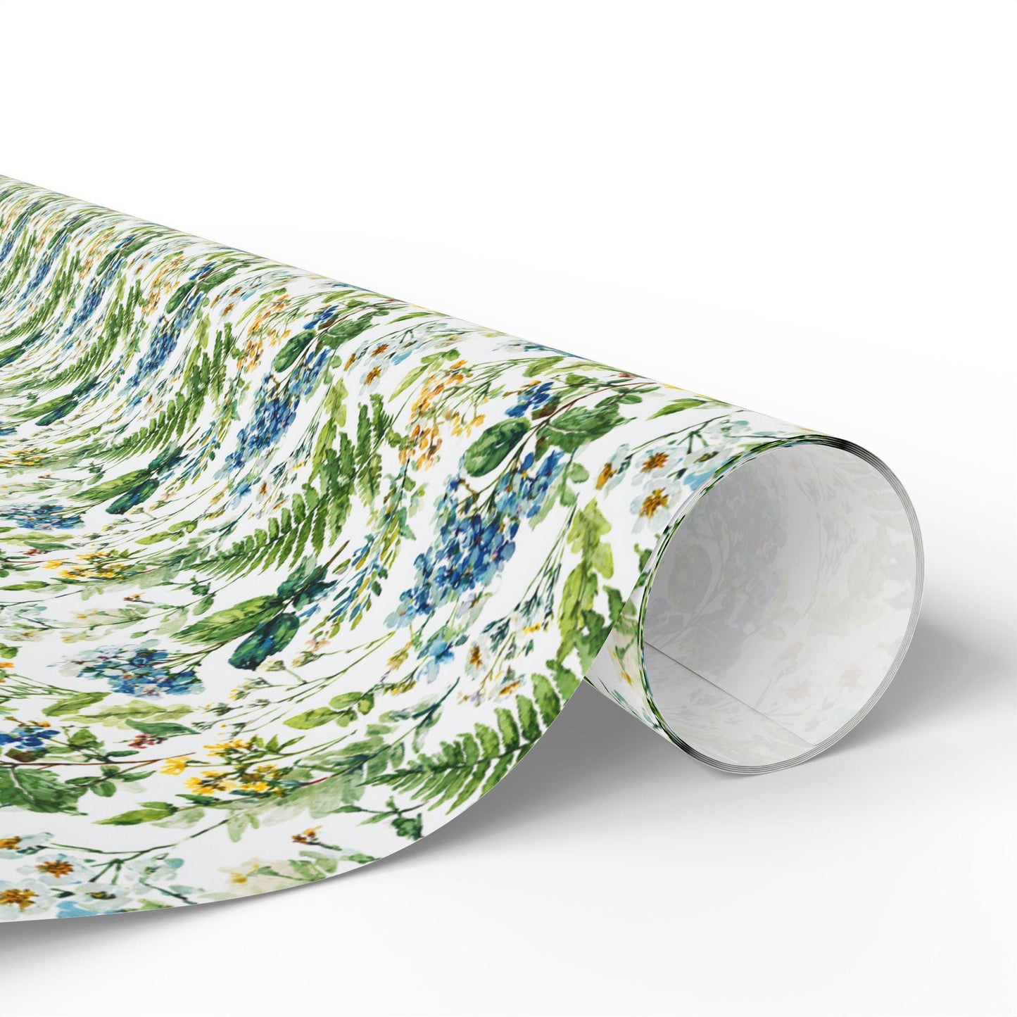 Soft Wildflower Wrapping Paper for Bridal Shower Gifts | Romantic Garden Gift Wrap for Brides and Bridesmaids