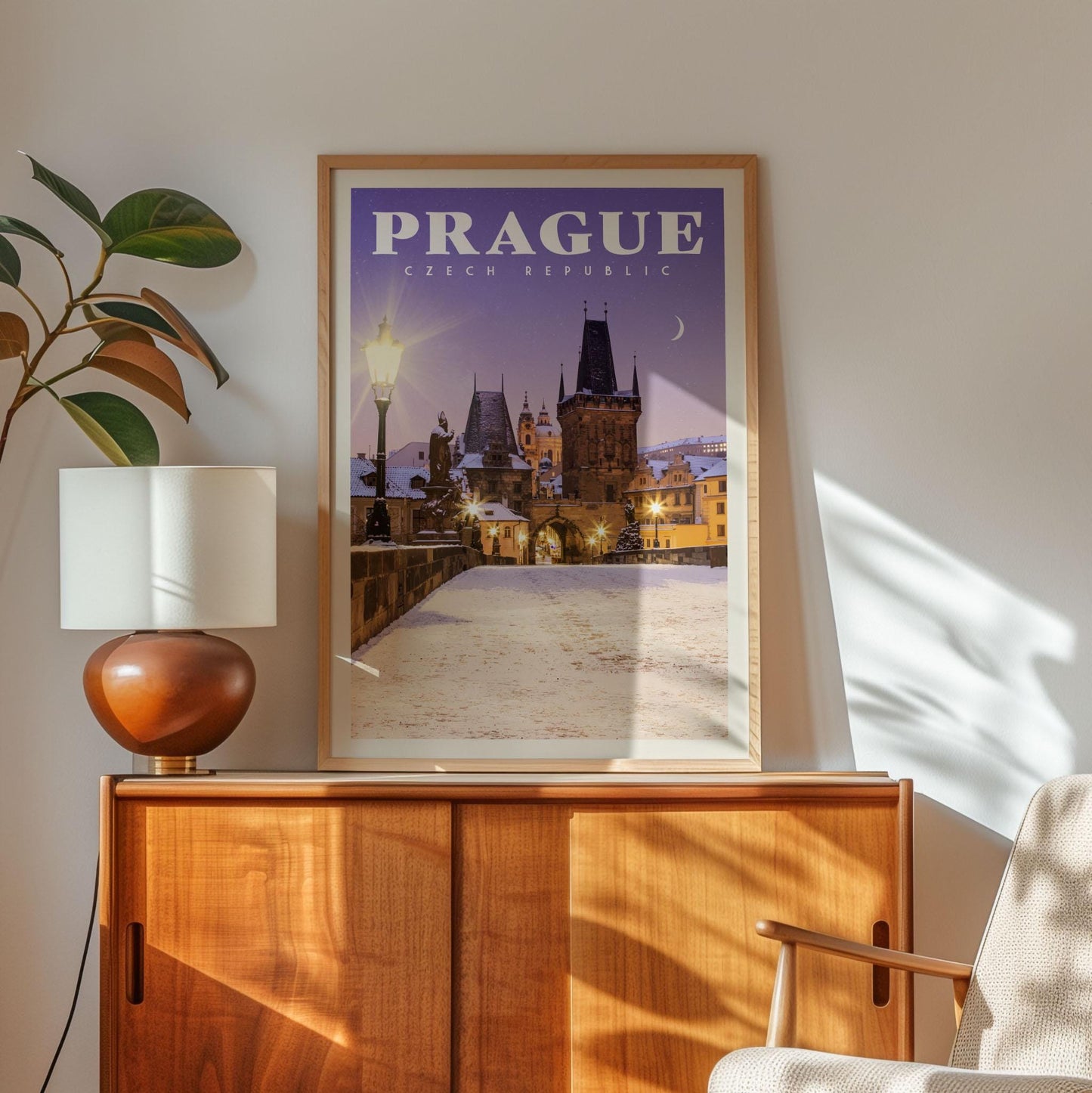 Prague Print, Prague Poster, Prague Wall Art, Czech Print, Czech Wall Decor, Charles Bridge Poster, Czech Republic Poster