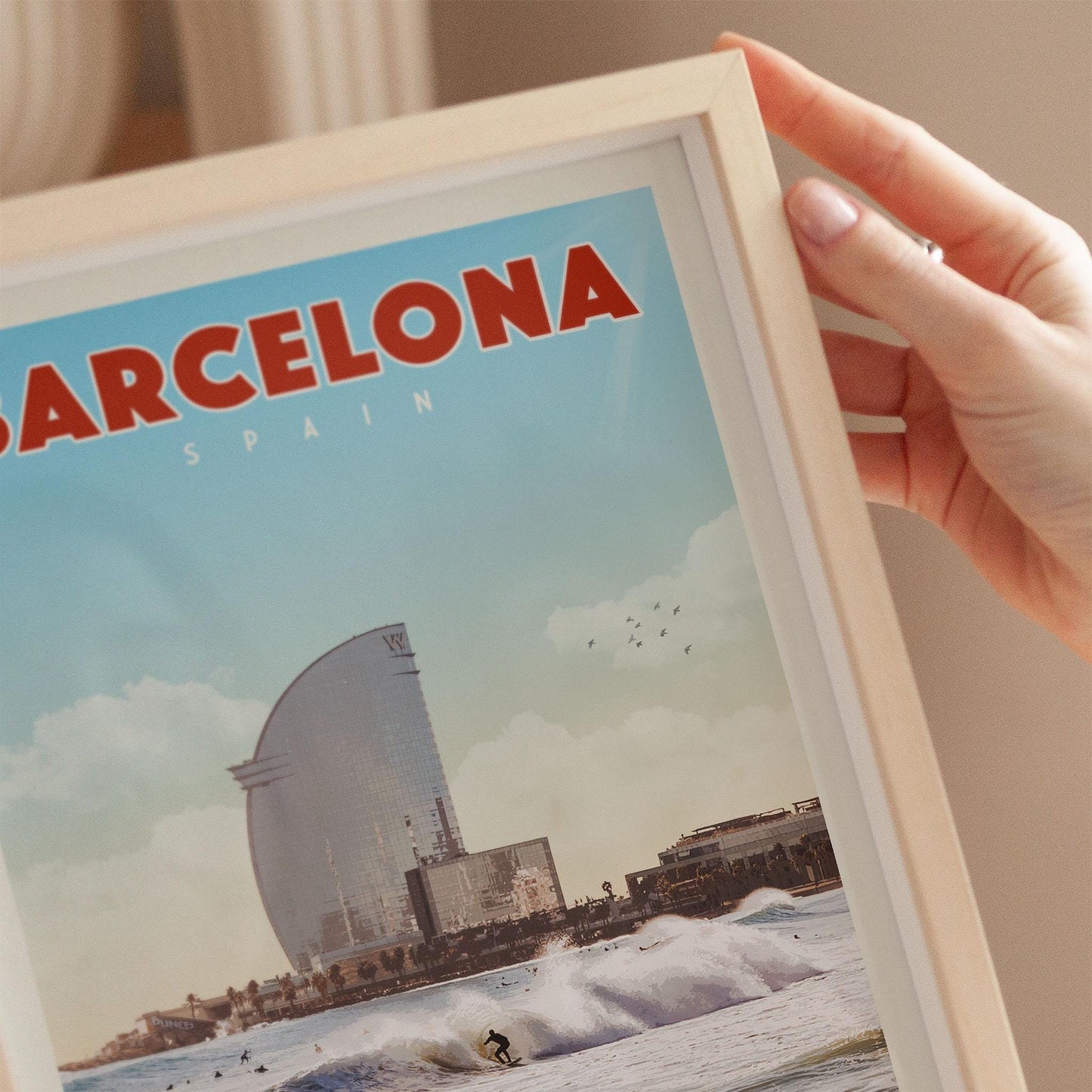 Barcelona Poster, Spain Art Prints, Barcelona Wall Art, Barcelona Print, Spanish Art, Barcelona Travel Poster, Vintage Spain