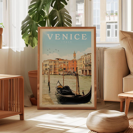 Venice Canal Print, Venice Italy Print, Venice Wall Decor, Italy Wall Decor, Italy Wall Art, Venice Italy Skyline, Venice Italy Art, Venezia