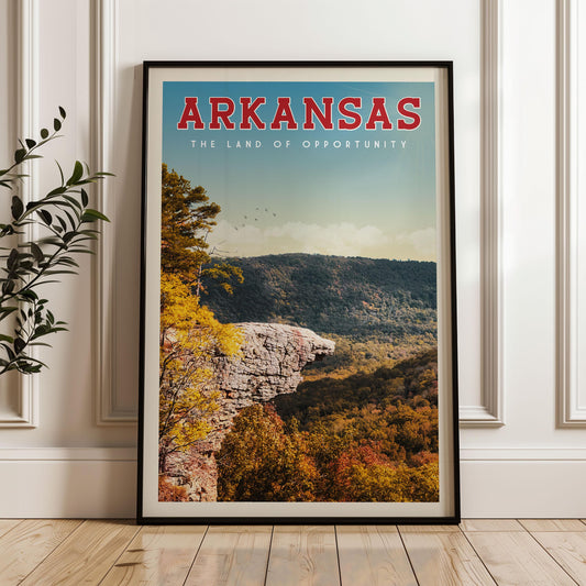 Arkansas Poster, Arkansas Print, Arkansas State Wall Art, Retro Arkansas Home Decor, Vintage Arkansas Photo, Arkansas Gift
