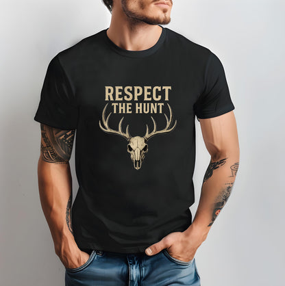Respect the Hunt Fear the Hunter Shirt Premium Mens Hunting Tee Elk Deer Hunting Shirt Outdoor Hunter Gift for Him