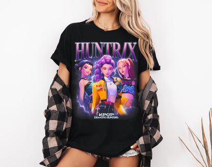 Vintage Kpop Huntrix Fan Shirt: Rumi Zoey Mira Graphic Tee