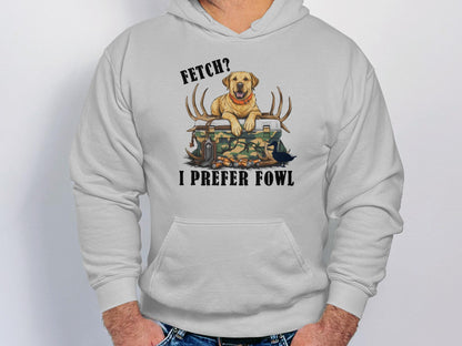 Funny Hunting Lab T-Shirt: Yellow Labrador Retriever Duck Dog Tee