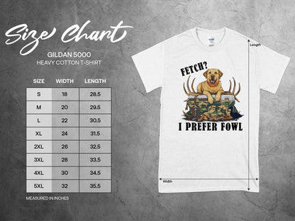 Funny Hunting Lab T-Shirt: Yellow Labrador Retriever Duck Dog Tee