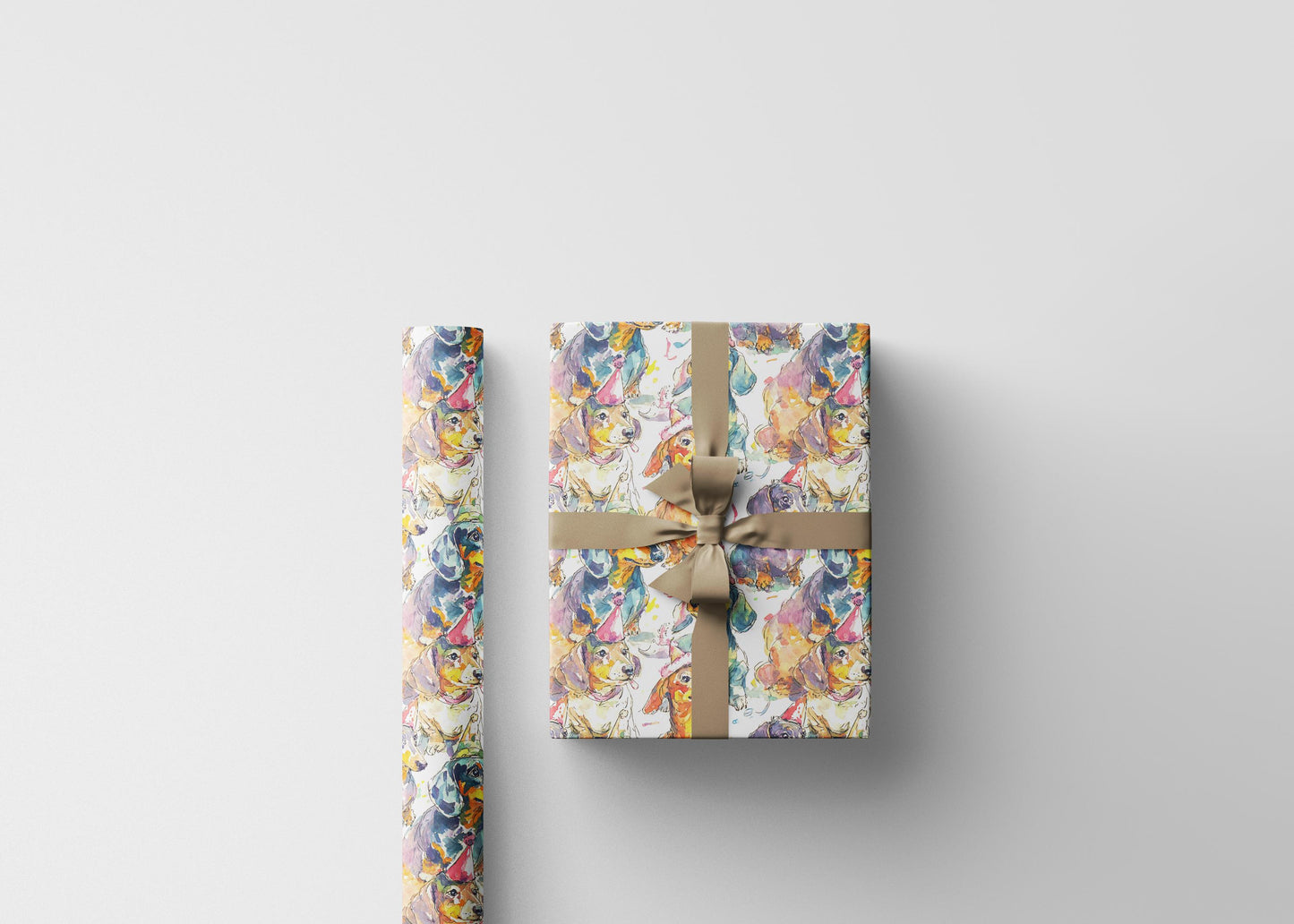 Cute Dachshund wrapping paper for Dog Lovers | Weiner Dog gift wrap for Doxie Mama, Dachshund Mom or Sausage Dog Fan