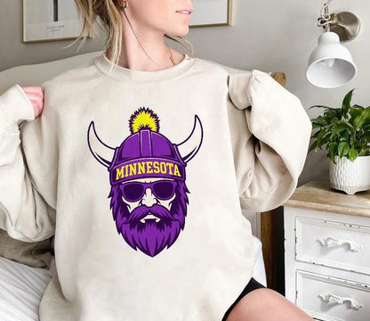 Minnesota Football Sweatshirt, Purple and Gold Shirt, Minnesota Football Sweatshirt, Vintage Style Minnesota Football shirt, Sunday Football