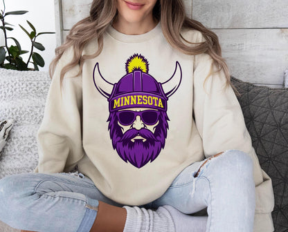 Minnesota Football Sweatshirt, Purple and Gold Shirt, Minnesota Football Sweatshirt, Vintage Style Minnesota Football shirt, Sunday Football