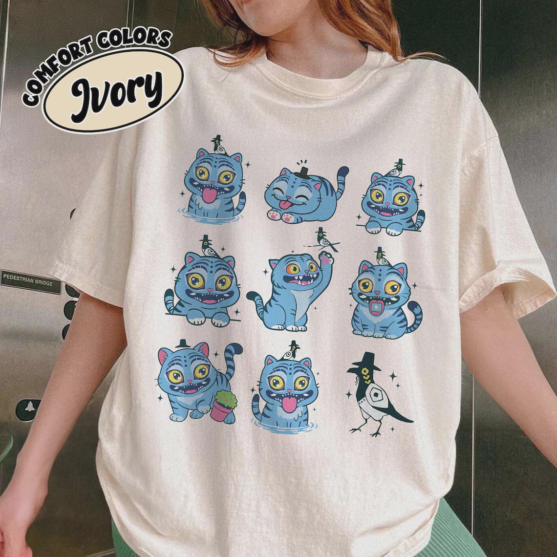 Kpop Demon Hunters Tiger Shirt, Merch Kpop Shirt, Hunters Tiger fan, Derpy Tiger And Bird Demon Hunter Tiger Tee,Kpop Demon Hunters Shirt