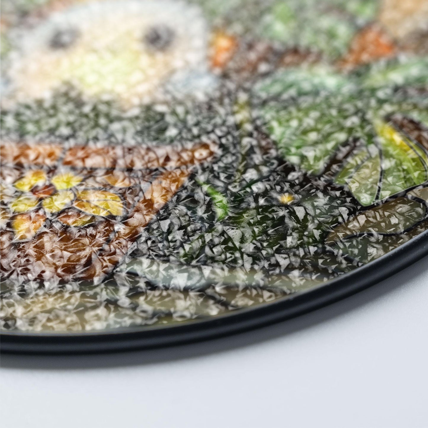 Cute Ghost Plant Suncatcher, Glass Suncatcher Decor, Pendant Wall Window Ornament, Halloween Ghost Glass Suncatcher, Plant Lovers Gift