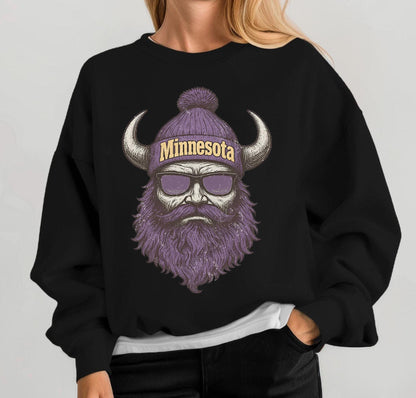 Minnesota Football Sweatshirt, Vintage Style Minnesota Football shirt, Sunday Football, Minnesota Football Sweatshirt, Purple and Gold Shirt