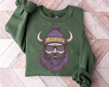 Minnesota Football Sweatshirt, Vintage Style Minnesota Football shirt, Sunday Football, Minnesota Football Sweatshirt, Purple and Gold Shirt