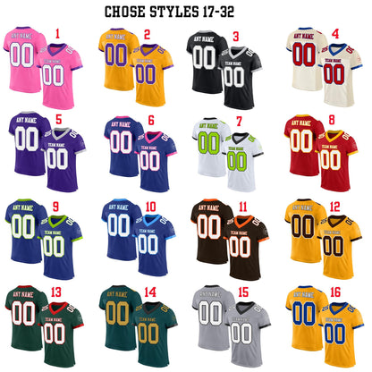 Personalized Football Jersey: Personalized Team Uniform, All-Over Print