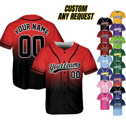 Personalized Team Name And Number Baseball Jersey,Custom Baseball Jersey Shirt,Baseball Jersey Uniform For Baseball Fans Baseball Lovers B18