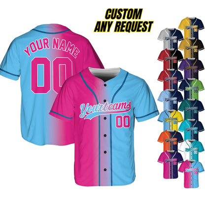 Personalized Team Name And Number Baseball Jersey,Custom Baseball Jersey Shirt,Baseball Jersey Uniform For Baseball Fans Baseball Lovers B19