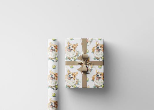 Corgi Dog Mom Gift Wrap | Adorable Wrapping Paper for Corgi Lovers, Puppy Owners, and Pet-Themed Presents #16