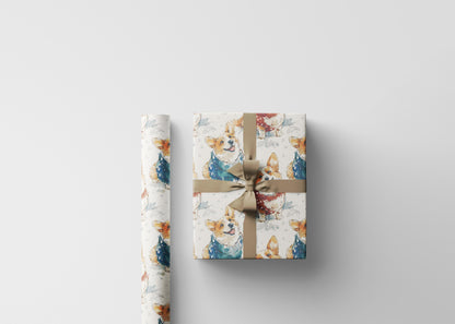 Dog Lover Corgi Wrapping Paper | Adorable Pet Gift Wrap for Corgi Fans and Dog Mom Birthday or Holiday Gifts #4