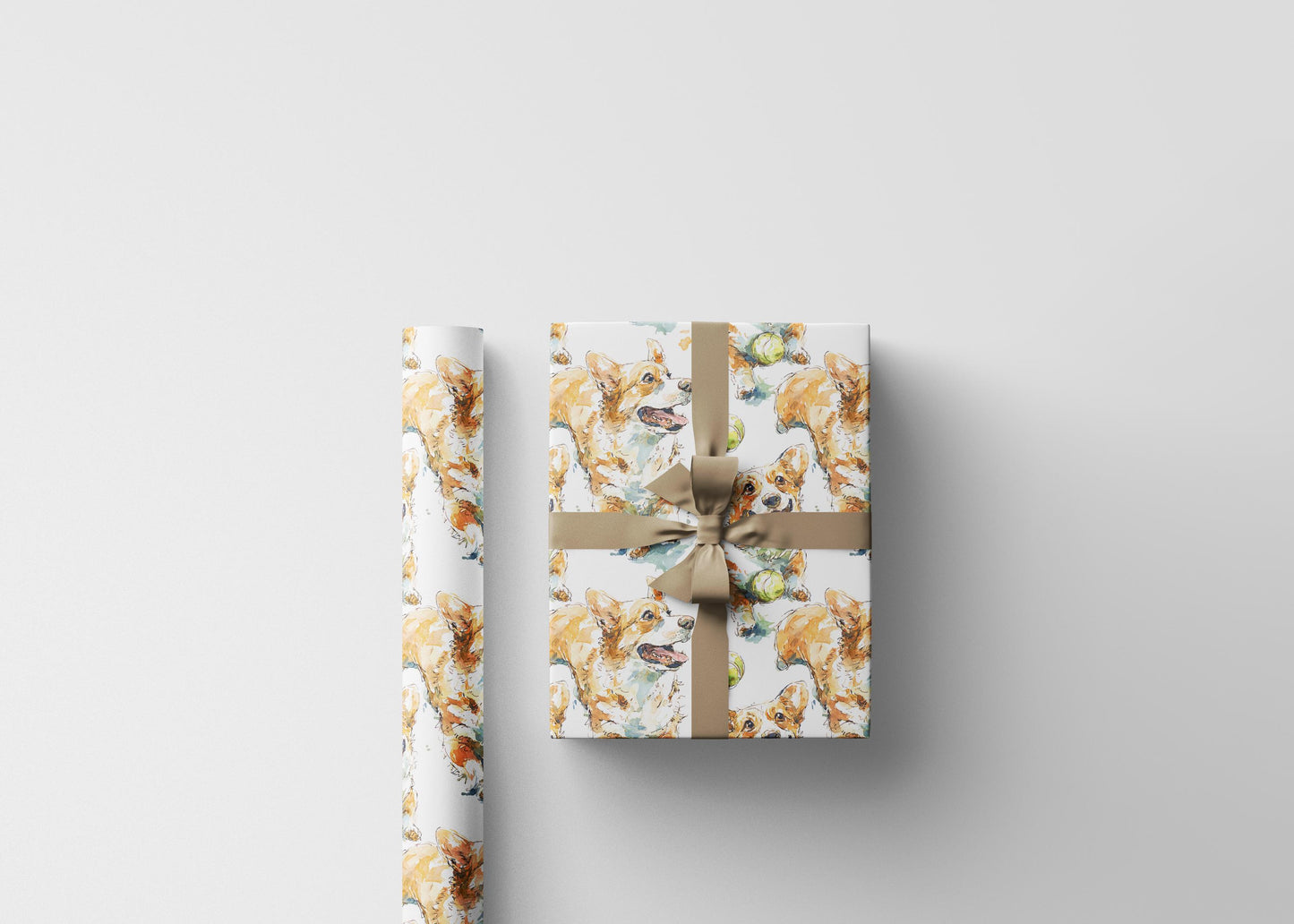 Dog Lover Wrapping Paper with Corgis | Cute Corgi Gift Wrap for Pet Owners, Dog Moms, and Animal Fans #17