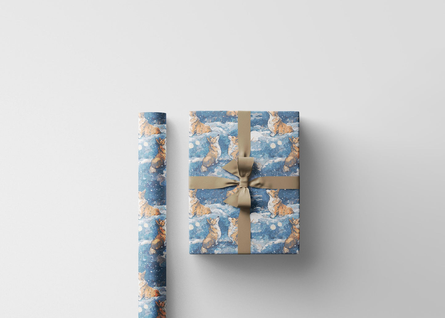 Cute Corgi Wrapping Paper for Dog Moms | Gift Wrap for Pembroke Welsh Corgi Lovers and Dog-Themed Presents #3