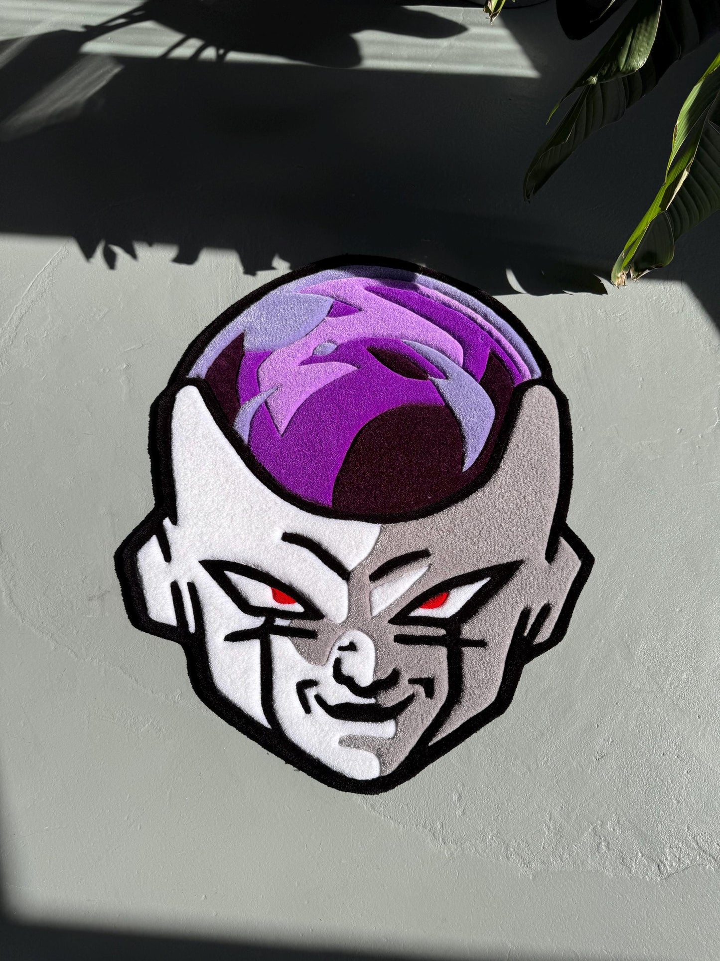 Villain-Inspired Tufted Rug: Anime Character Carpet, Gamer Gift