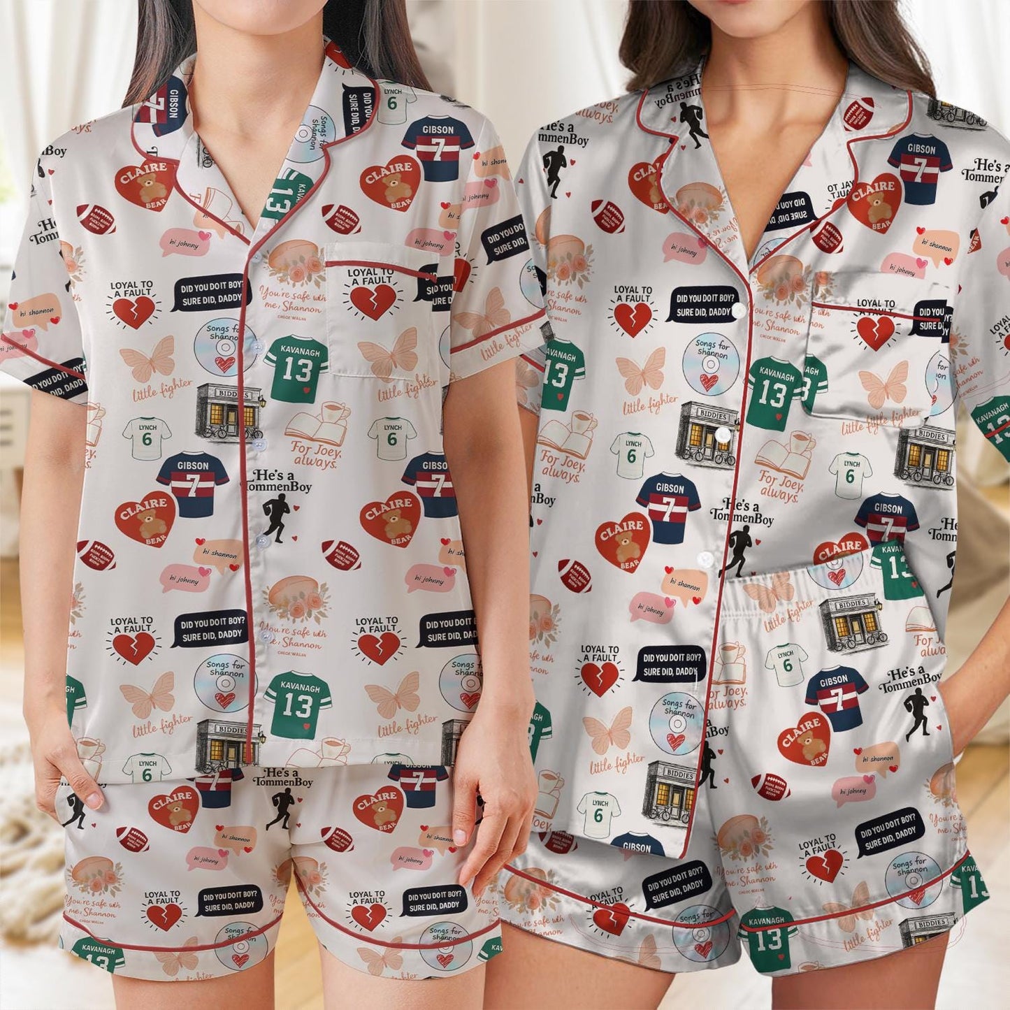 Boys of Tommen Pajama Set, Tommen College Sleepwear, Binding 13 and Keeping 13 Loungewear, Saving 6 and Redeeming 6 Pajamas, Kavanagh 13
