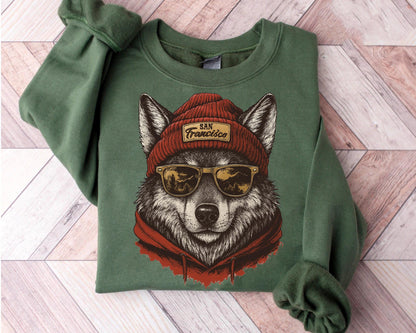 San Francisco Football Sweatshirt, Retro Sports Fan Shirt, Game Day Gift Tee, San Francisco Mascot Sweatshirt, San Francisco Football Fan