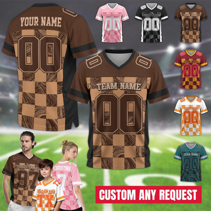 Custom Name Number Logo Football Jersey for Men Women Kids, Personalized Football Jersey Uniform  Football Fans Lovers Concert Jersey
